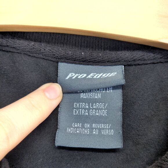 Pro Edge Men's Purdue Boilermakers Polo Shirt Black XL Short Sleeve Straight Hem - Picture 9 of 13